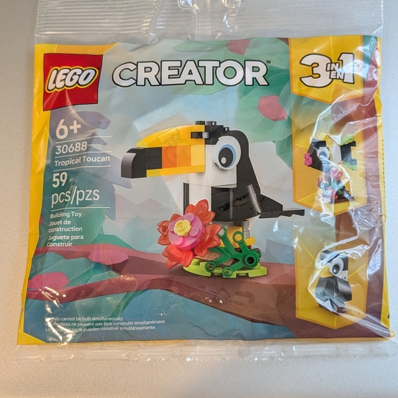 LEGO Creator 3 In 1 Tropical Toucán Set - Picture 1 of 2